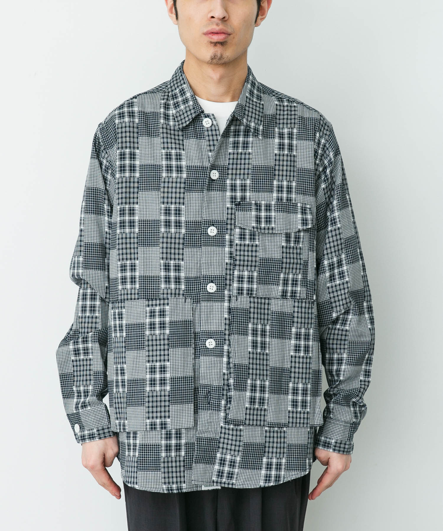 SASSAFRAS DIGS CREW HALF(S NVY/WHT): トップス｜URBAN RESEARCH公式