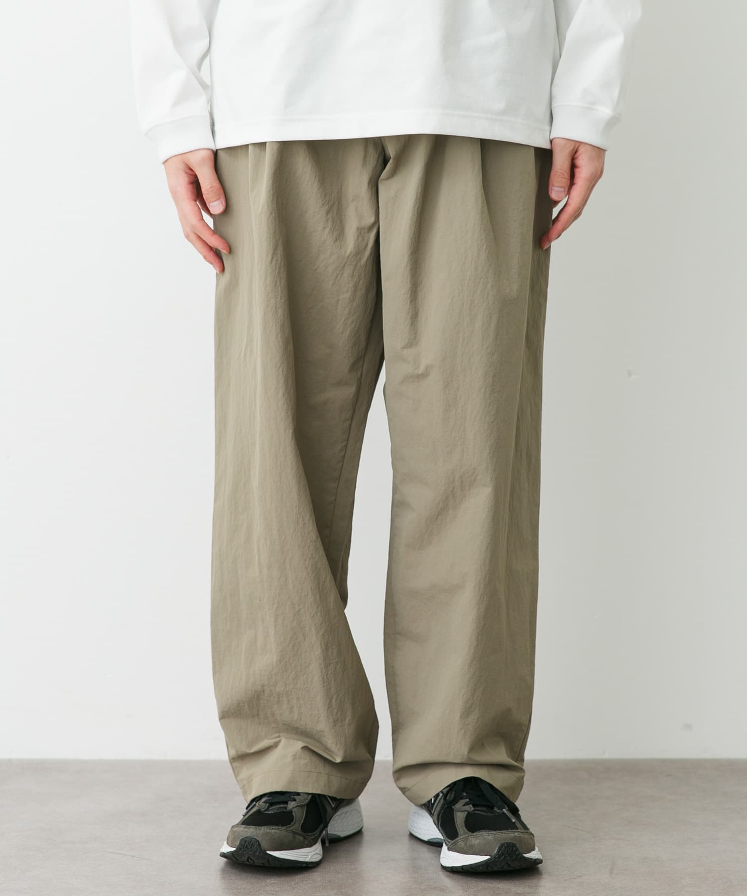 Snow Peak Apparel　NYLON WASHER TROUSERS