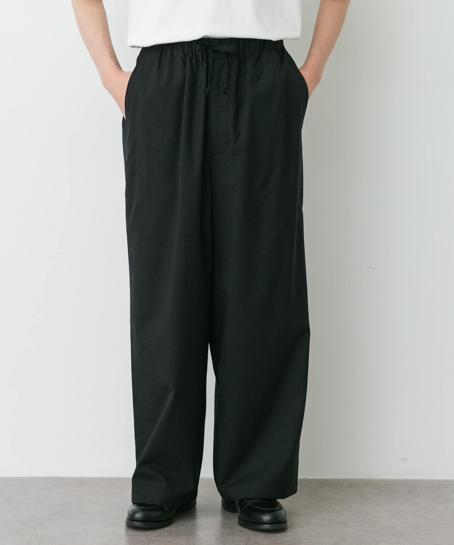 marka　WIDE CYLINDER FIT EASY PANTS