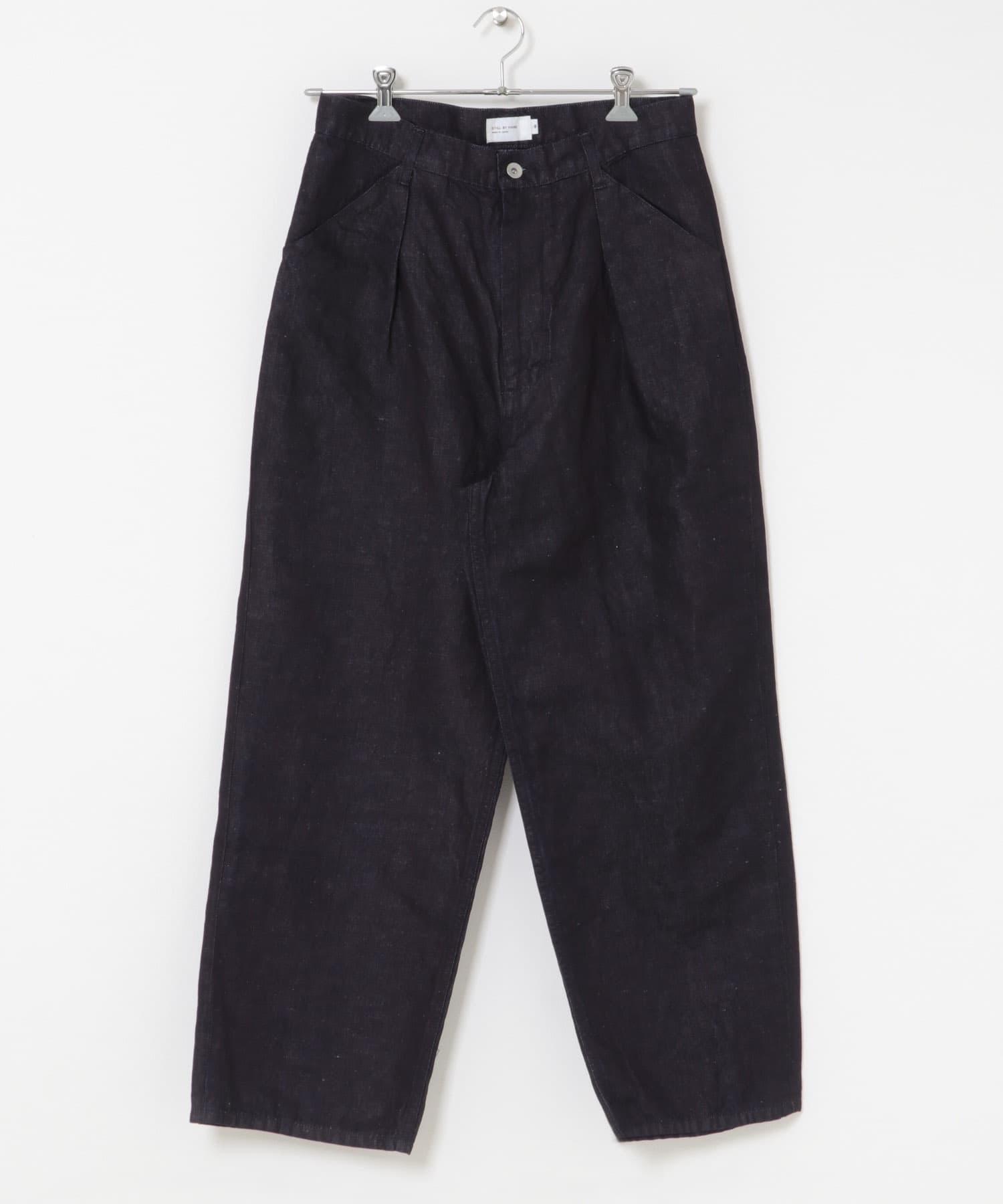 STILL BY HAND　HEMP MIXED DENIM PANTS