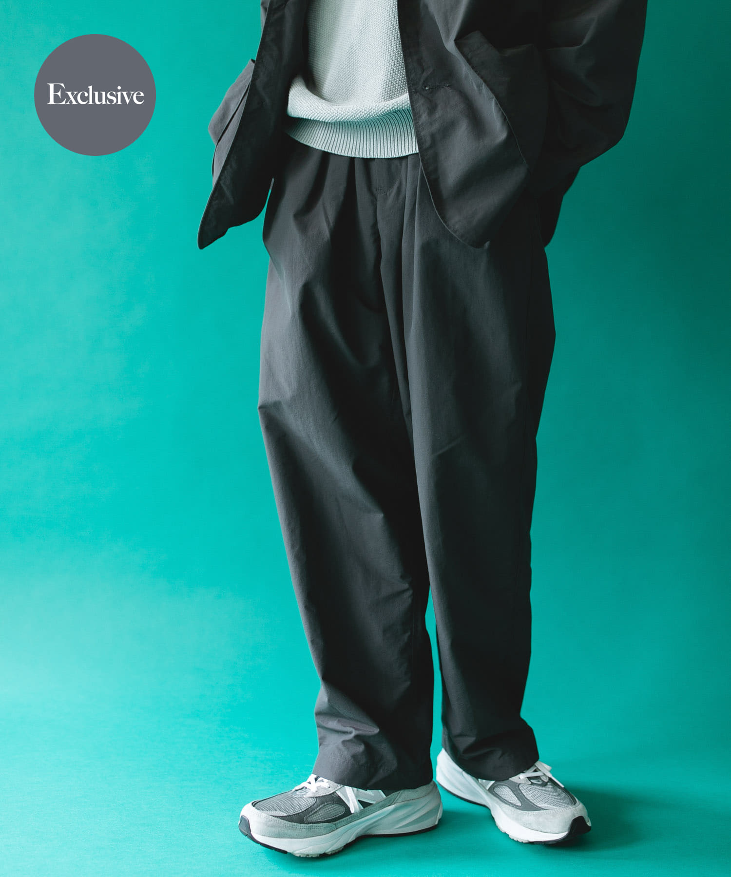 別注』BURLAP OUTFITTERR×DOORS SUPPLEX NYLON PANTS(M RAVEN): ボトム