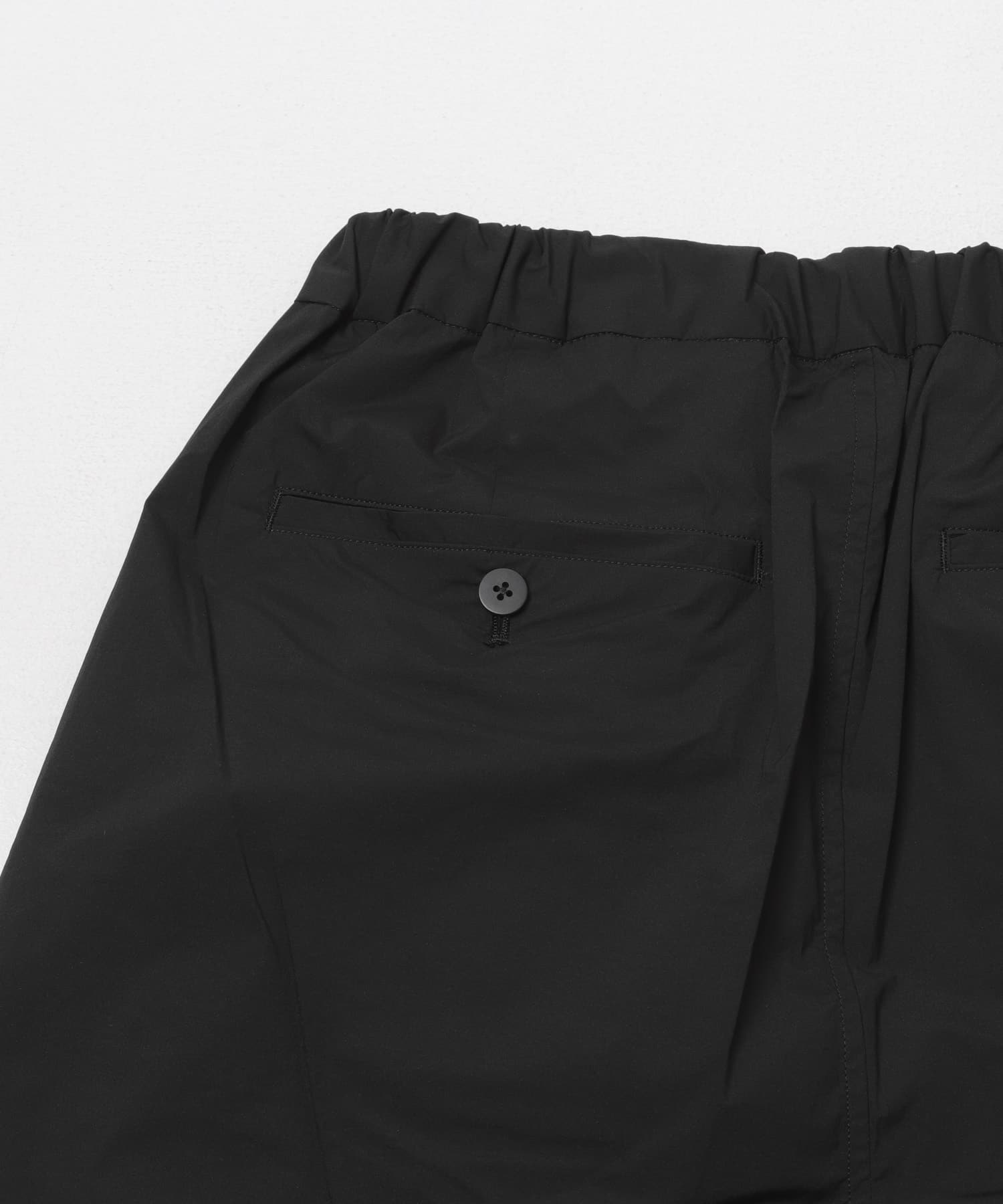 STILL BY HAND　ナイロンテーパードパンツ BLACK 44
