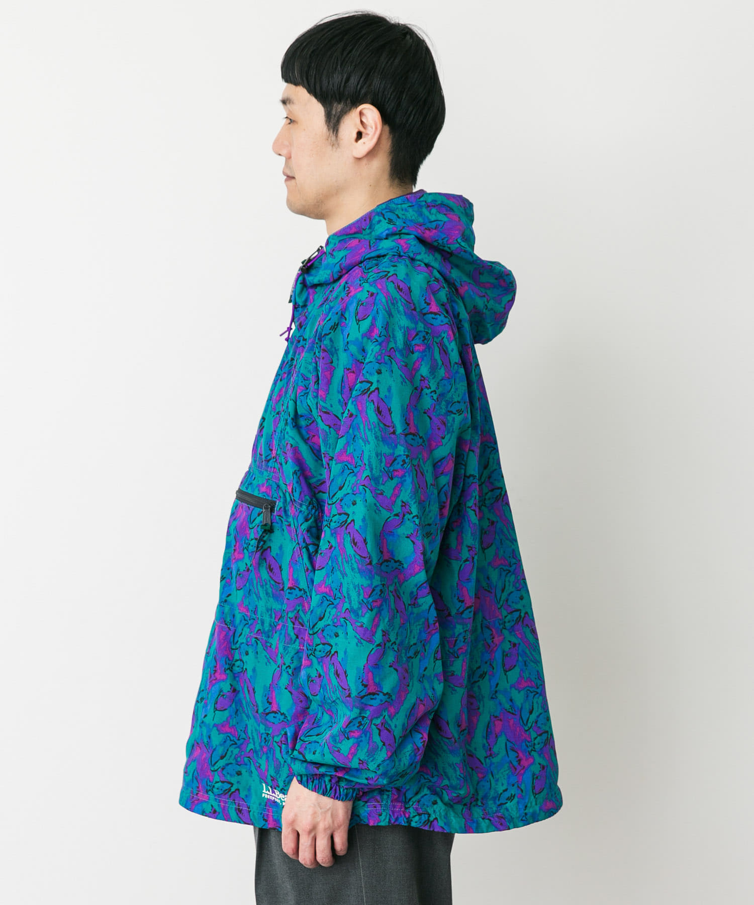 L.L.Bean JAPAN EDITION MILO ANORAK PRINT(M FISH): トップス｜URBAN