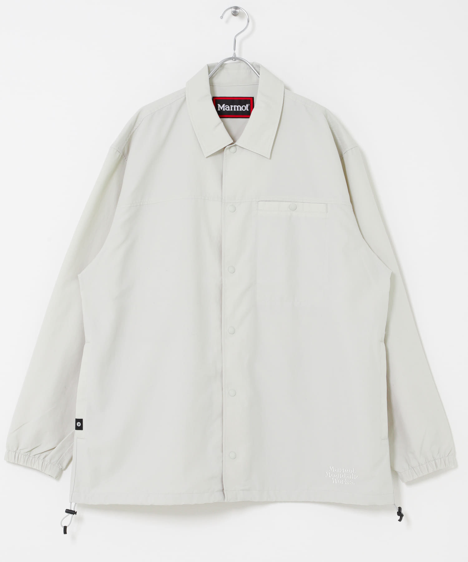 別注』Marmot×DOORS COACH SHIRTS JACKET(M IVORY): アウター｜URBAN