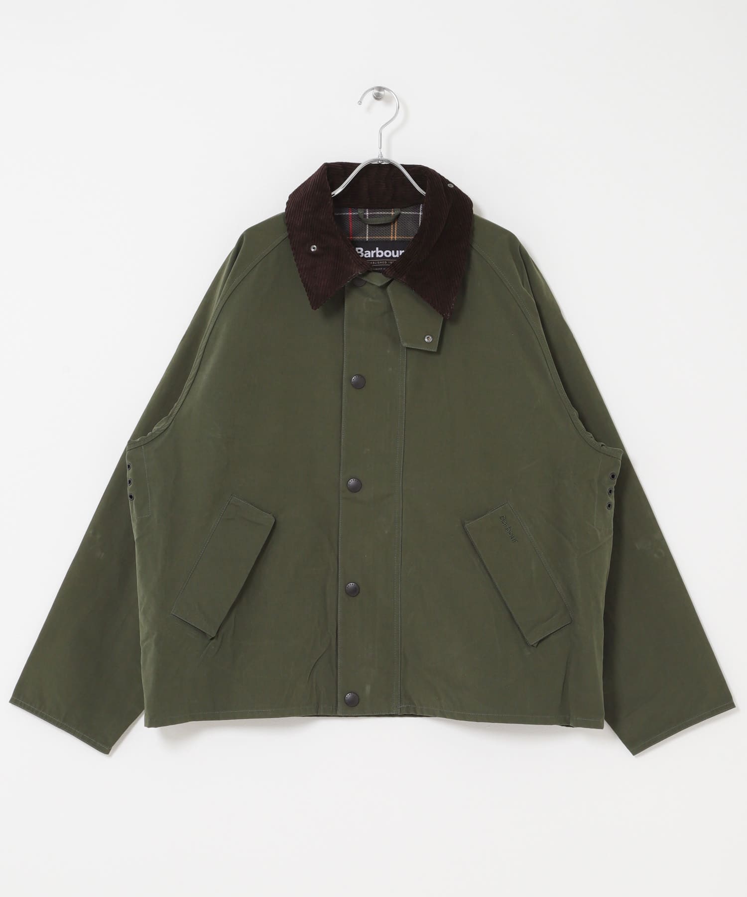 Barbour　OS TRANSPORTER CASUAL JACKET SAGE 36