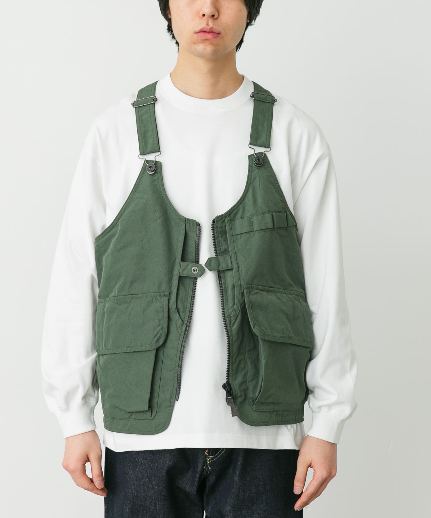 Snow Peak Apparel TAKIBI RIP FIELD VEST(M BLACK): トップス｜URBAN