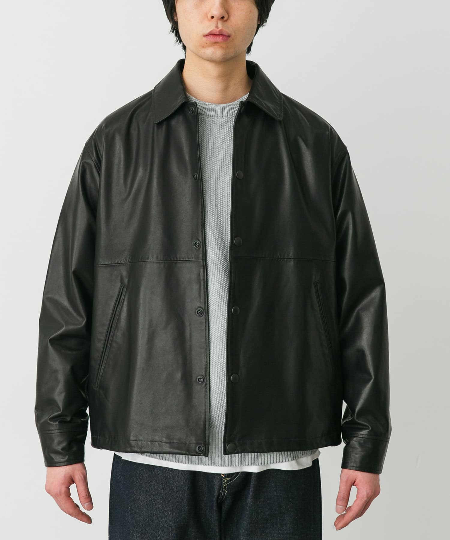 marka　LEATHER COACH JACKET