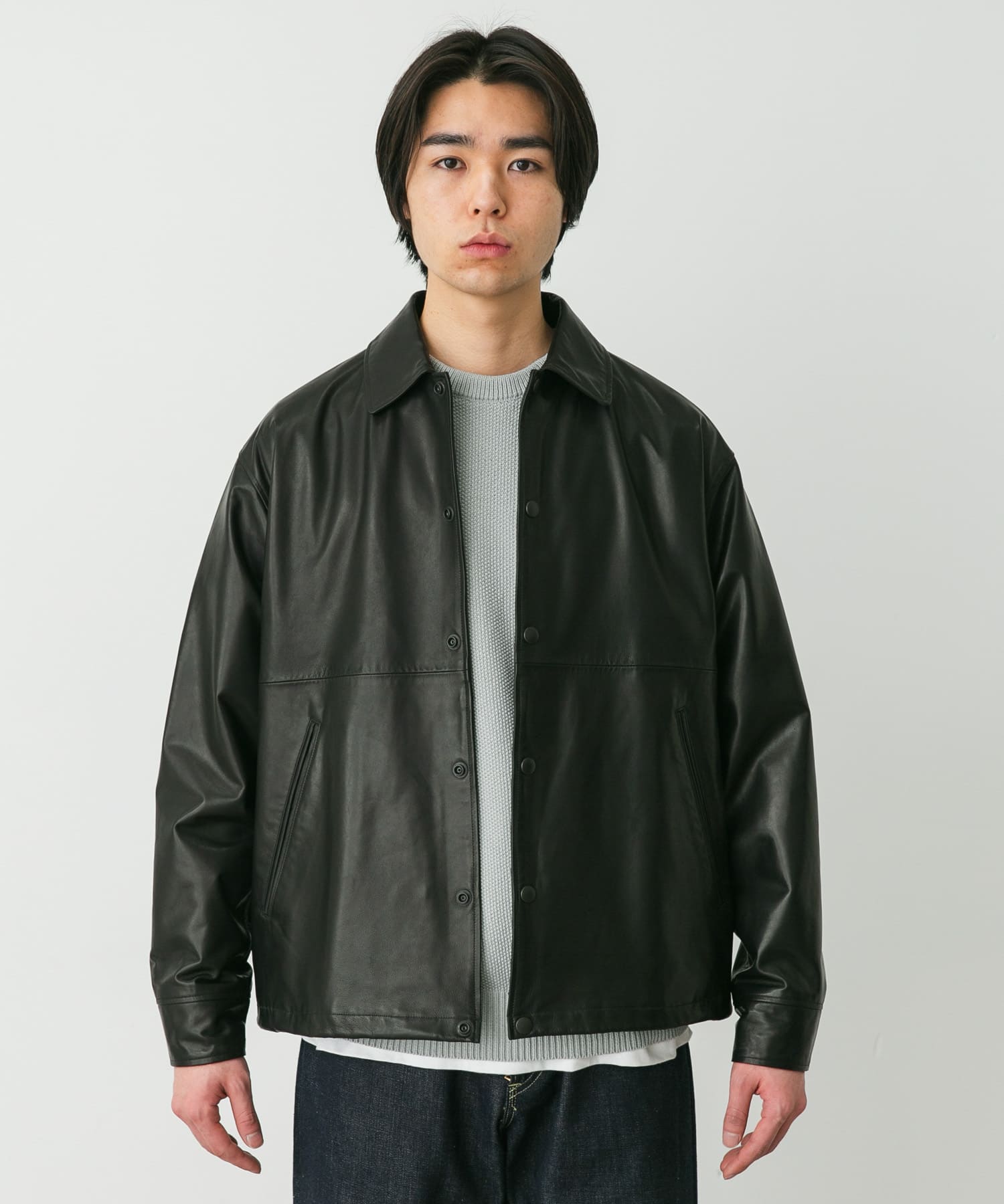 marka LEATHER COACH JACKET(1 BLACK): アウター｜URBAN RESEARCH公式