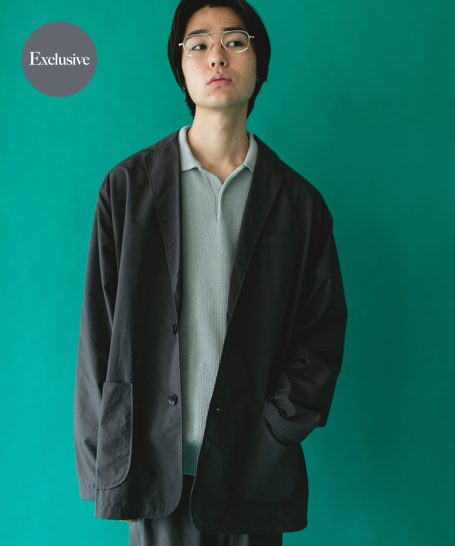 別注』BURLAP OUTFITTER×DOORS SUPPLEX NYLON 2B JACKET(M RAVEN