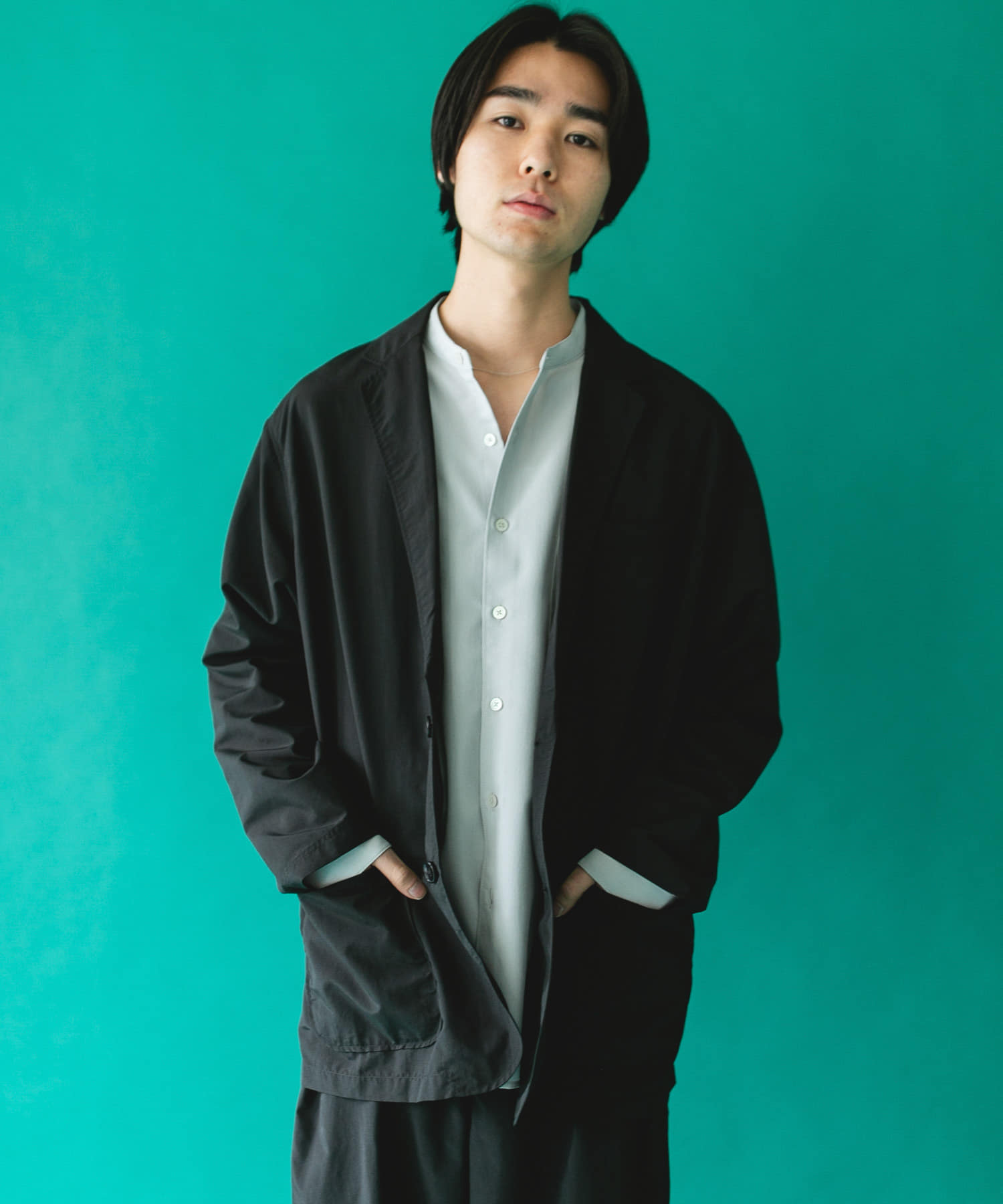 別注』BURLAP OUTFITTER×DOORS SUPPLEX NYLON 2B JACKET(M RAVEN