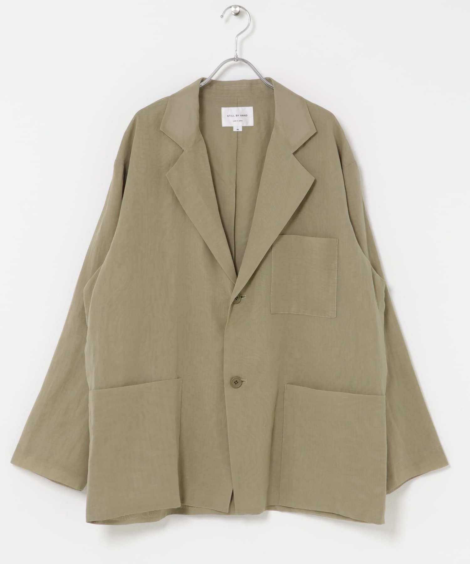 STILL BY HAND　AIRY 2B JACKET KHK BEIGE 46