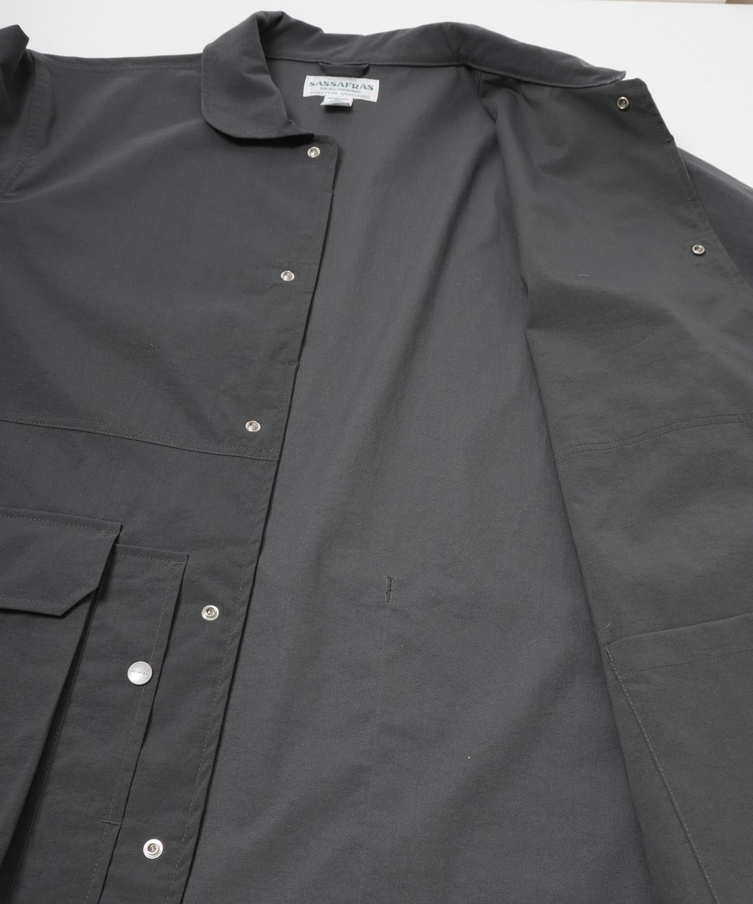 SASSAFRAS　CULTIVATOR COAT CHARCOAL S