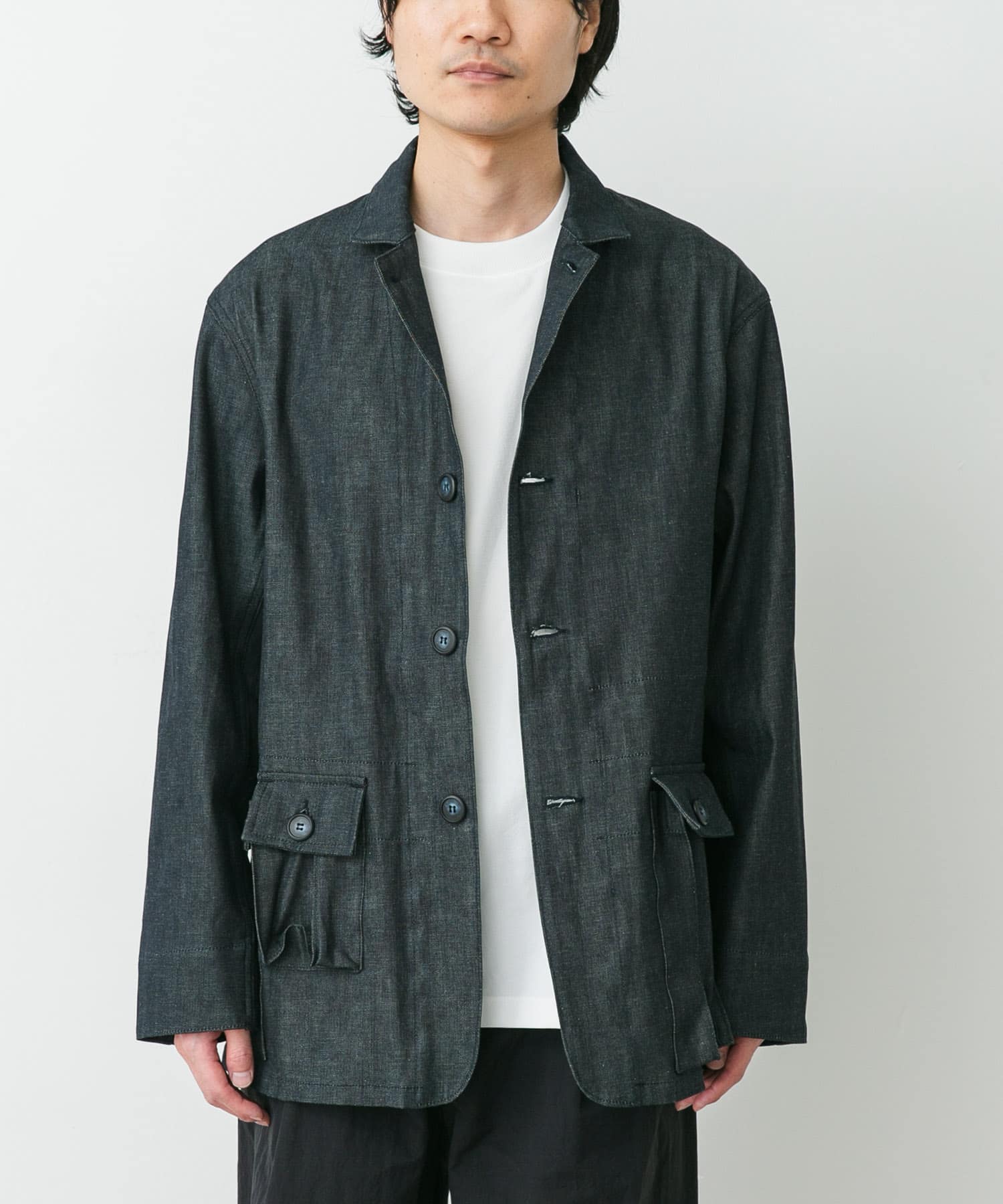 別注』SASSAFRAS×DOORS GARDENER R JACKET(S INDIGO): アウター｜URBAN
