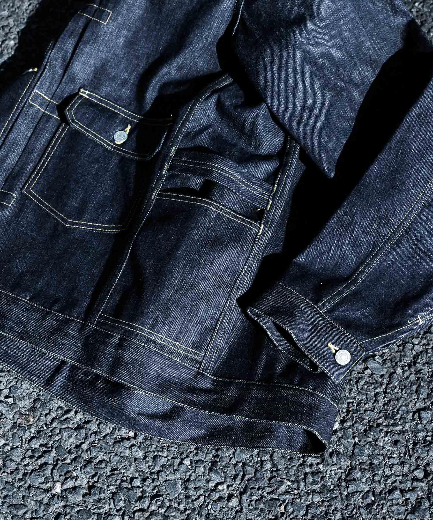 『別注』SASSAFRAS×DOORS　GARDENER R JACKET INDIGO S