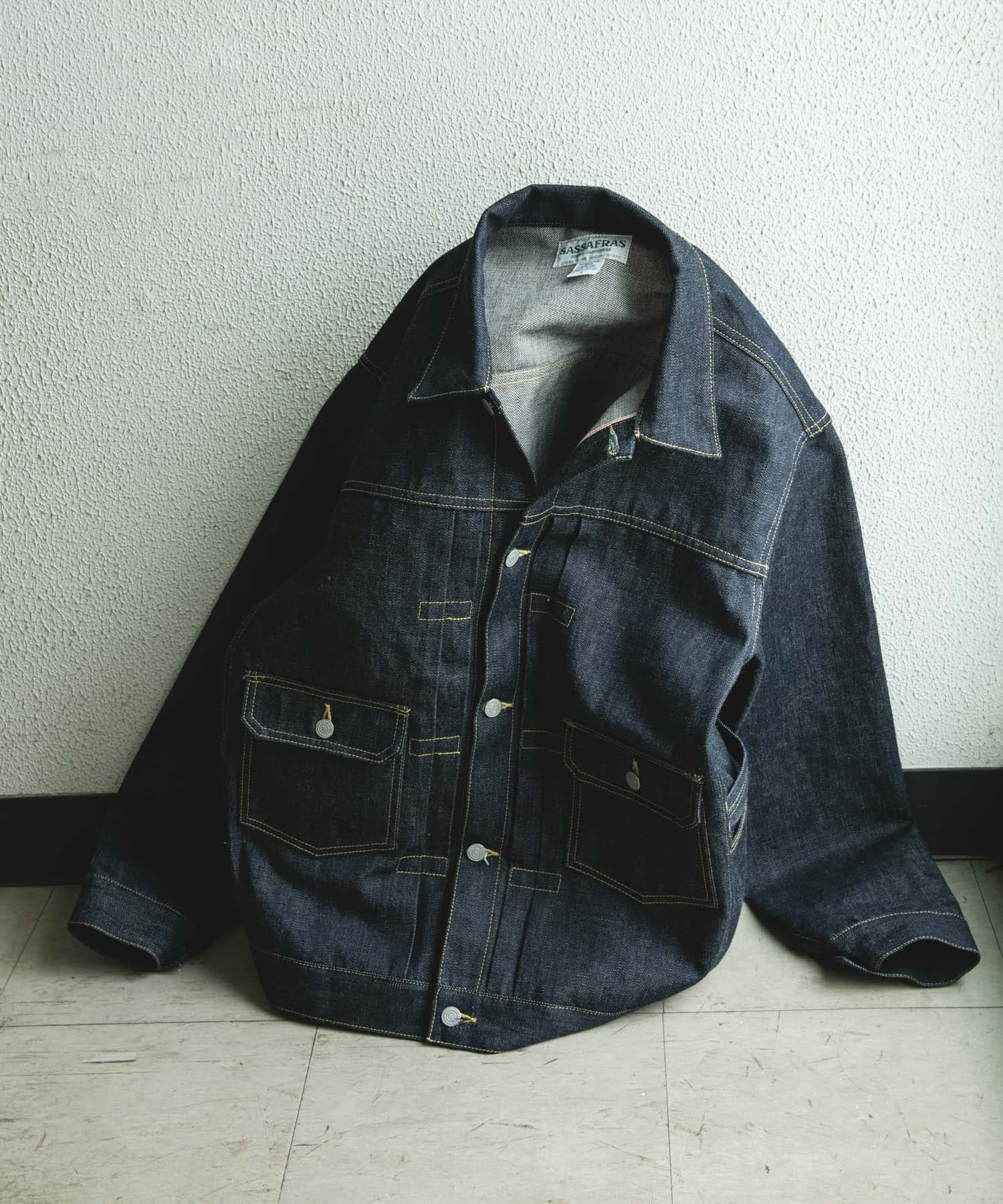 別注』SASSAFRAS×DOORS GARDENER R JACKET(S INDIGO): アウター｜URBAN