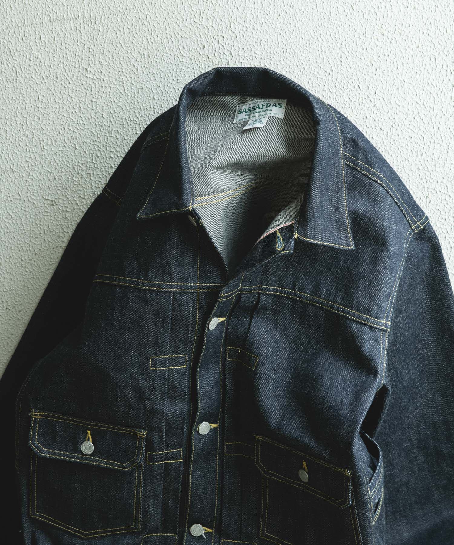 別注』SASSAFRAS×DOORS GARDENER R JACKET(S INDIGO): アウター｜URBAN