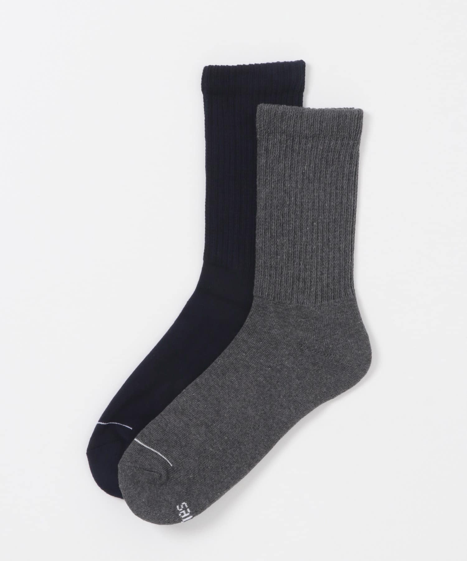 HANES　クルーソックス2P