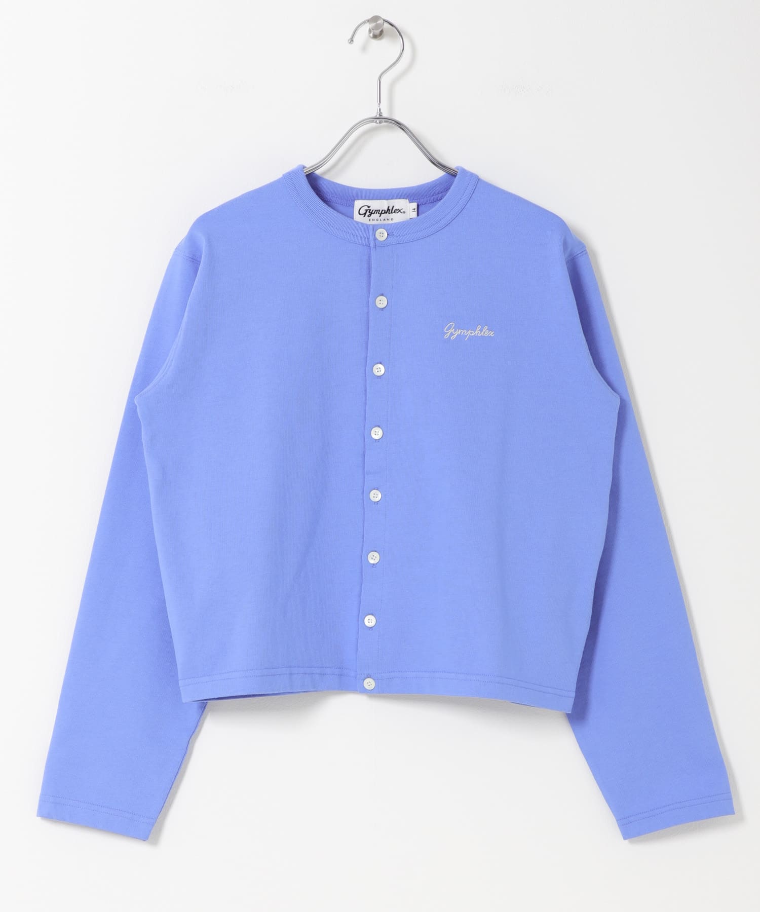 GYMPHLEX　SHORT CREW NECK CARDIGAN