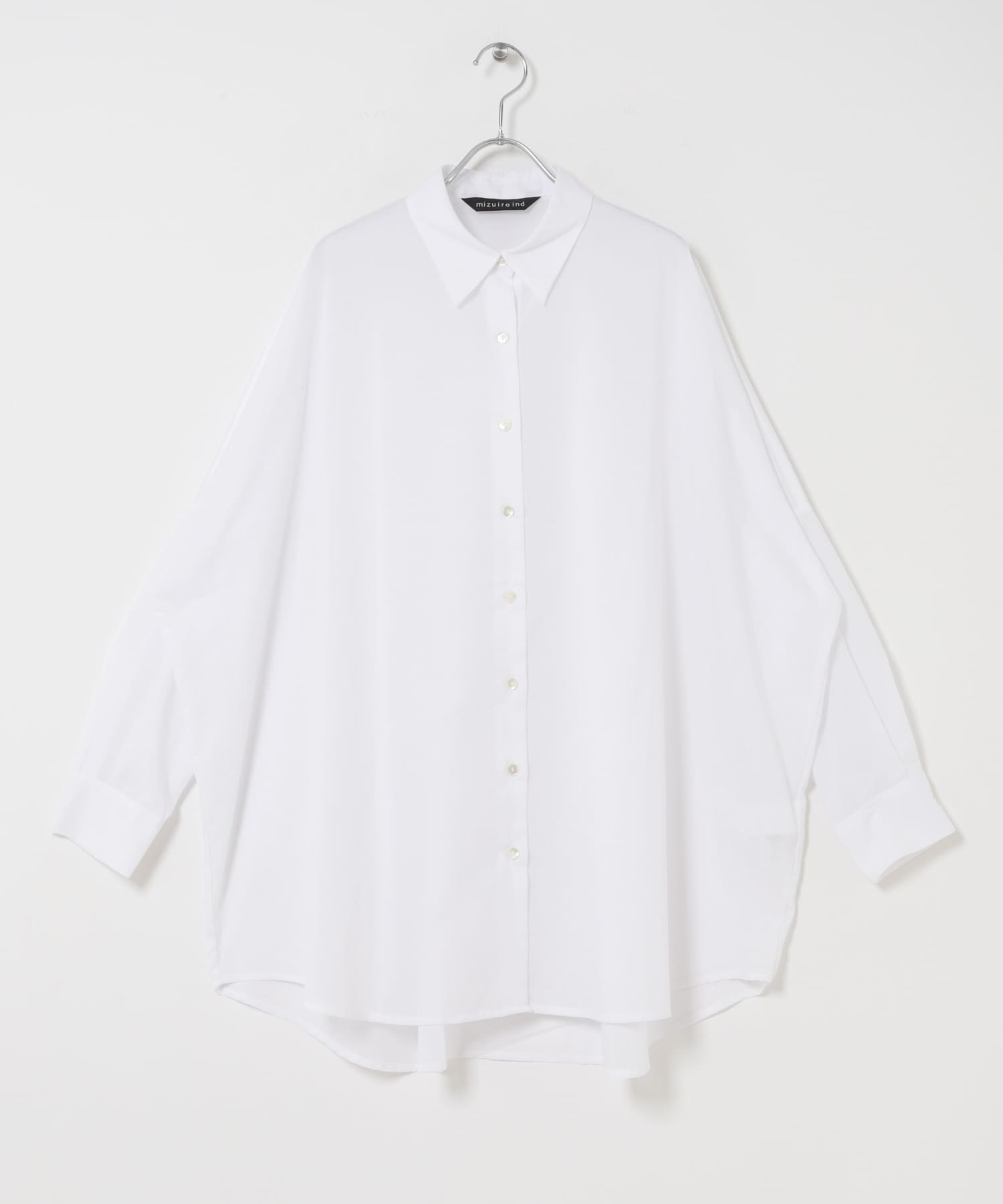 mizuiro-ind　T/C SHEER WIDE SHIRTS
