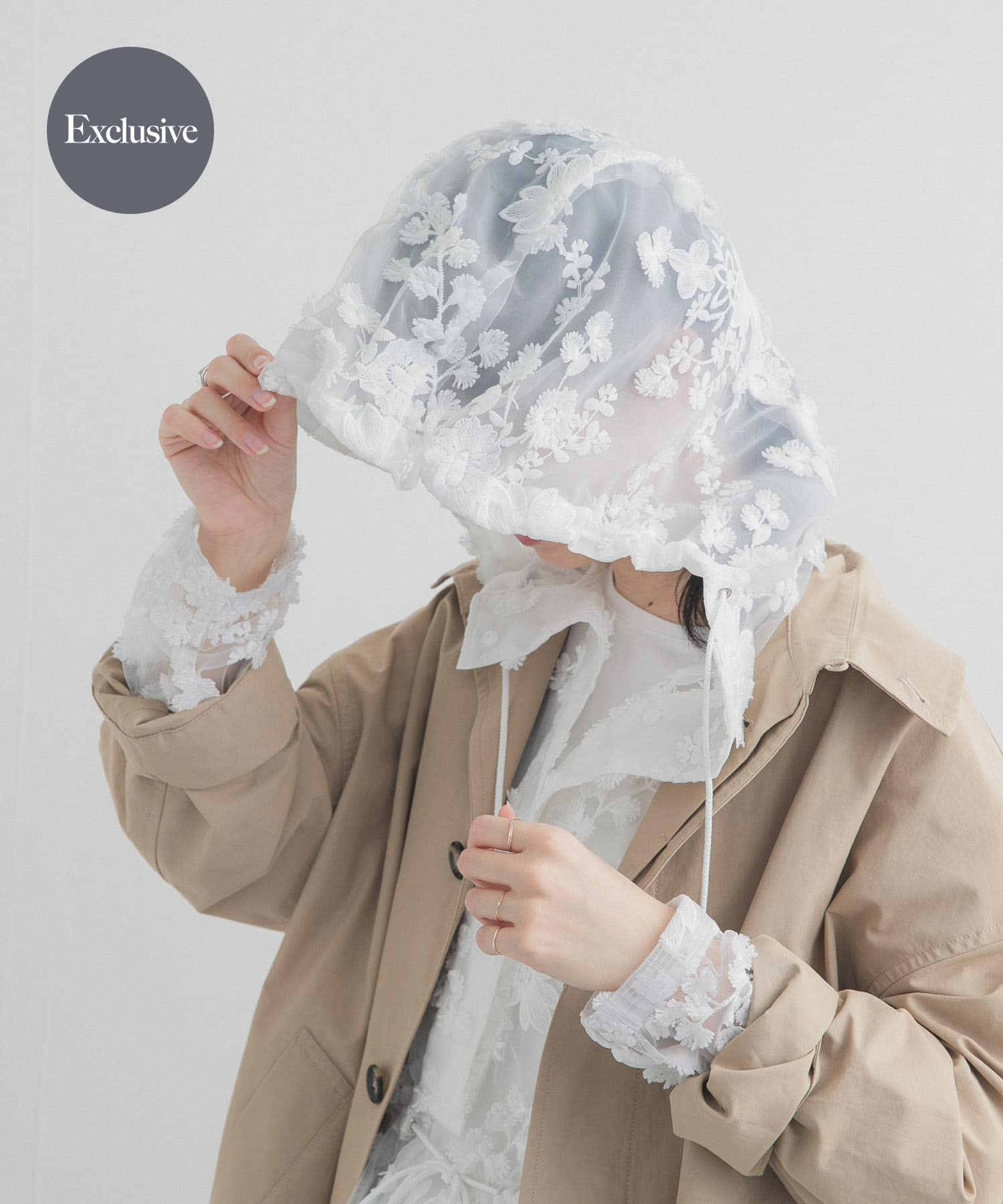 『別注』LAYAS×DOORS　LACE JQD PARKA