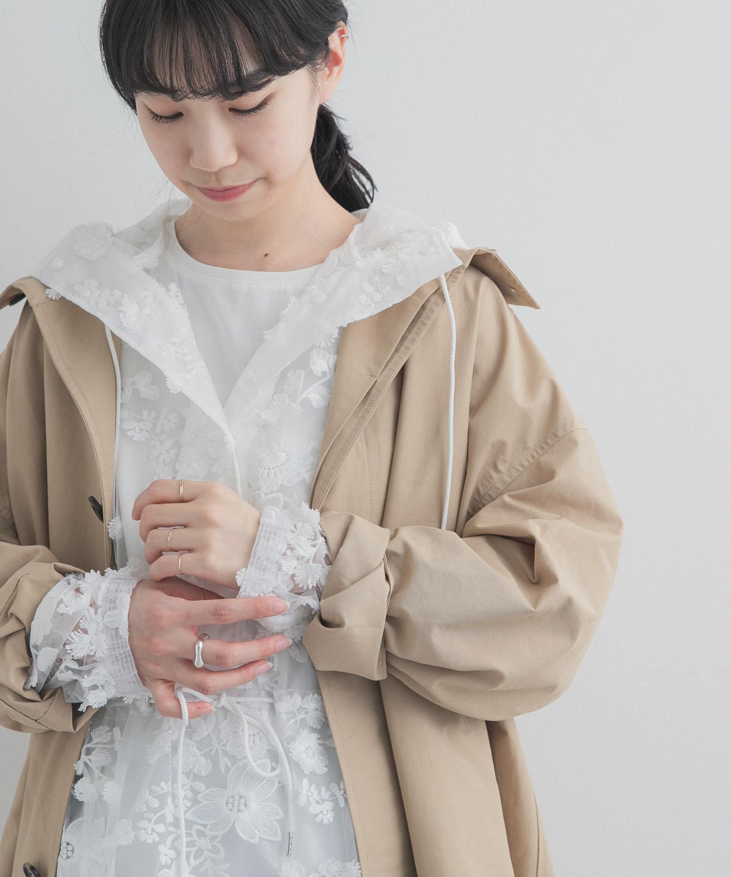 身長：162cm サイズ：One