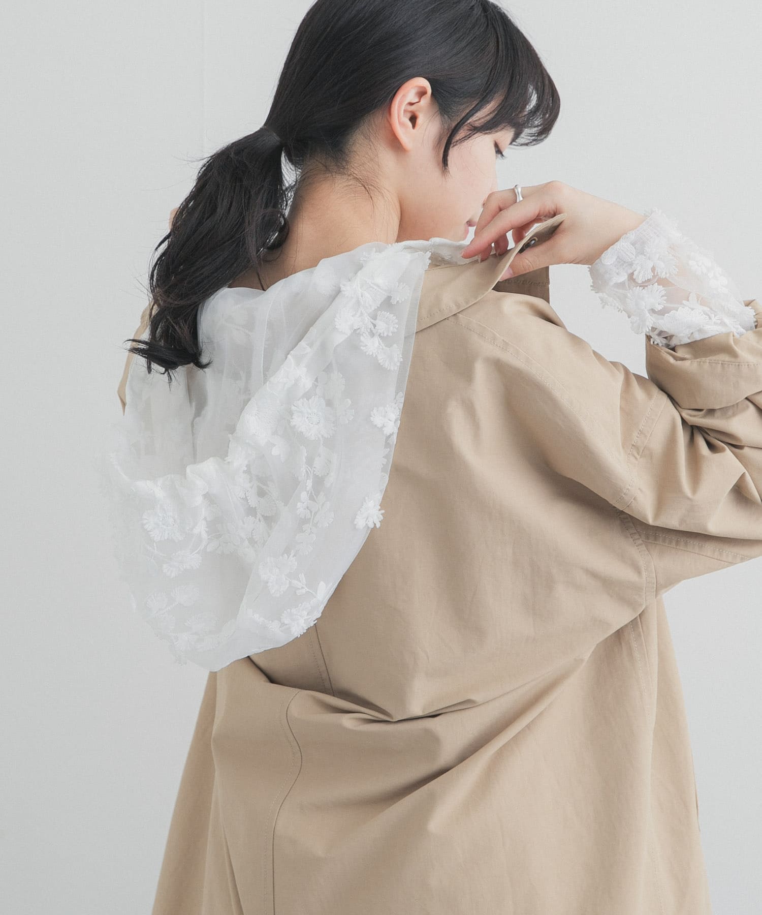 身長：162cm サイズ：One