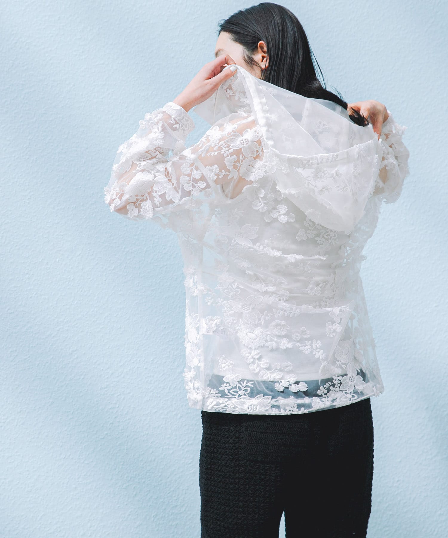 身長：163cm サイズ：One