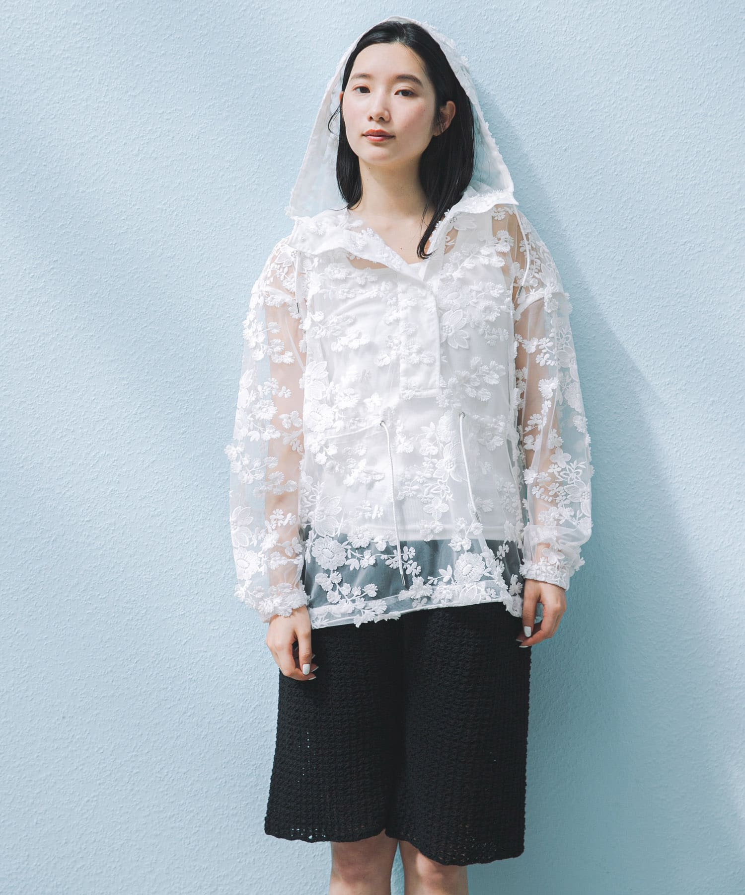 身長：163cm サイズ：One