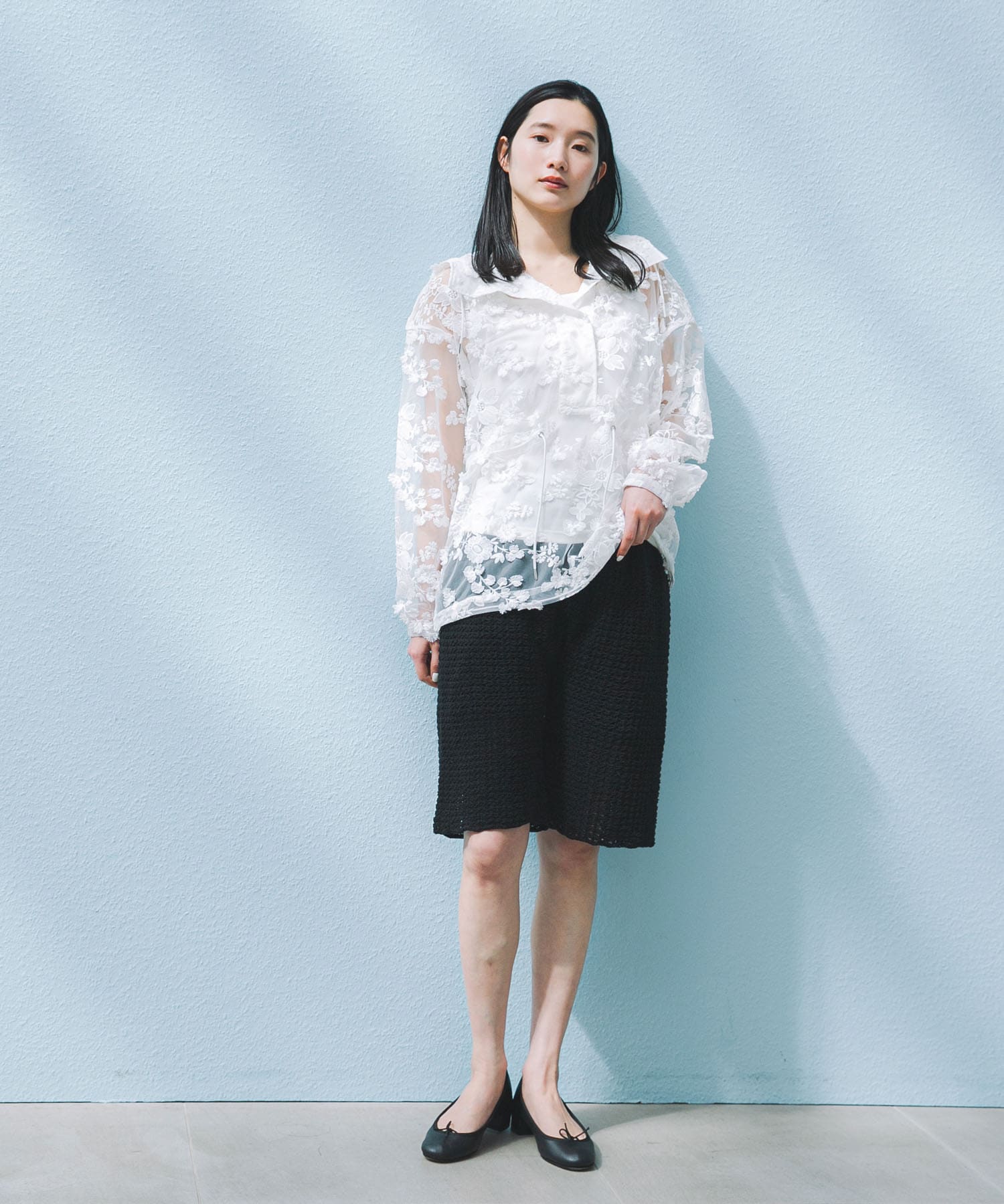 身長：163cm サイズ：One