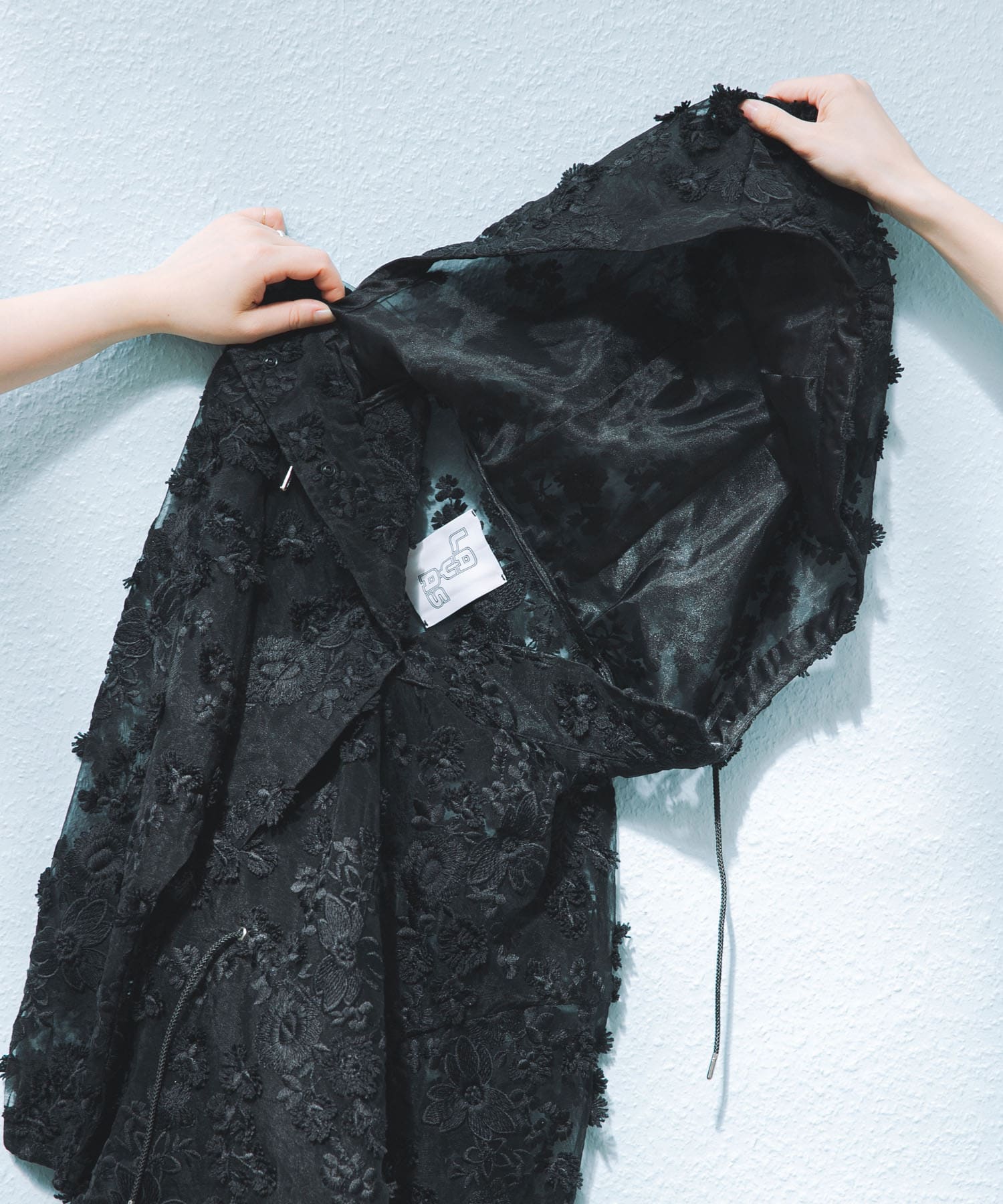 『別注』LAYAS×DOORS　LACE JQD PARKA BLACK One