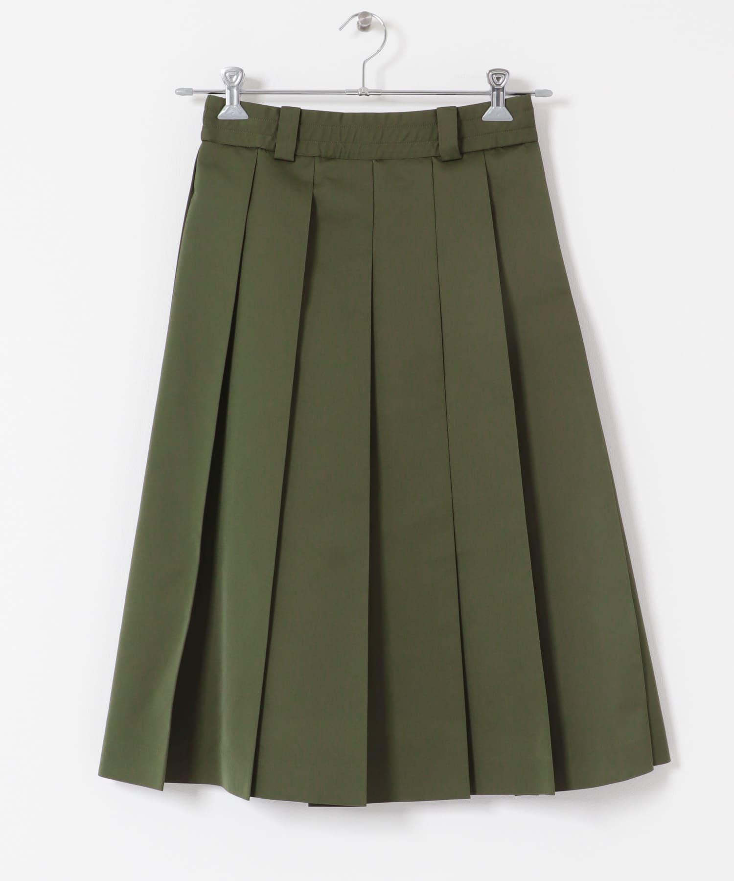 Scye　TAFFETAPLEATEATED SKIRT