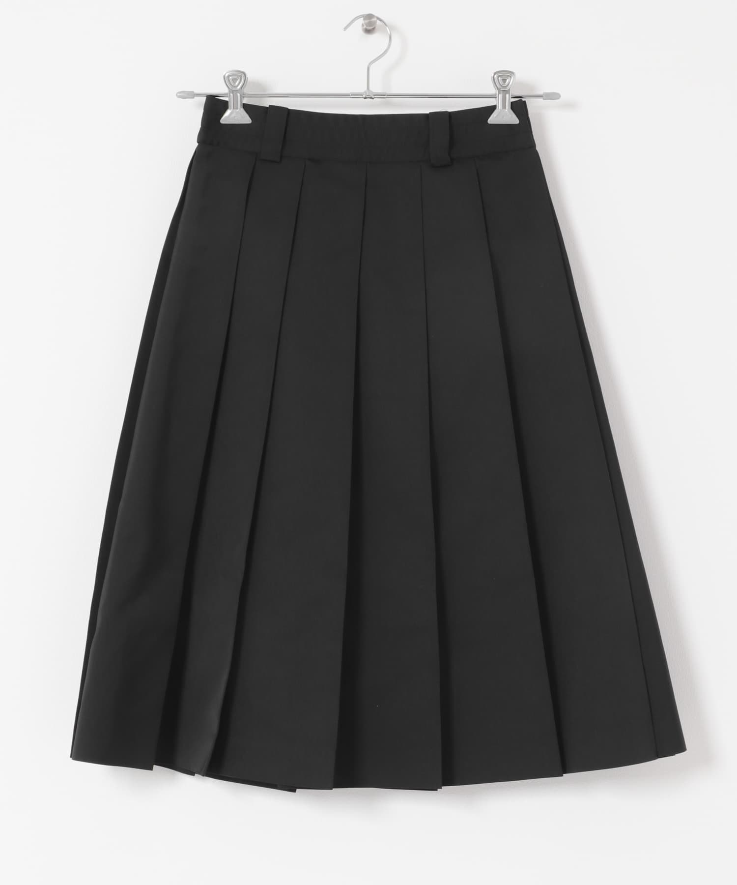 Scye　TAFFETAPLEATEATED SKIRT