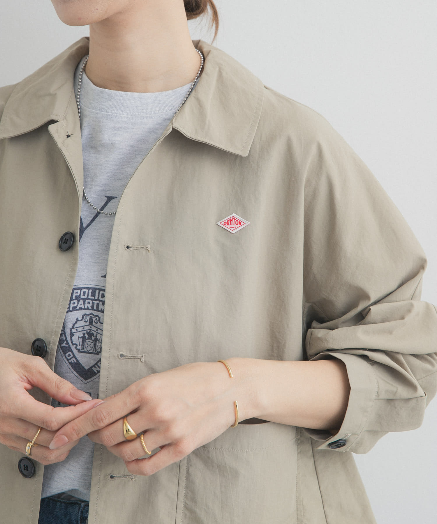 新品　DANTON　DOLMAN SLEEVE JACKET ベージュ　36 DANTON DOLMAN SLEEVE JACKET(36 BEIGE): アウター｜URBAN RESEARCH