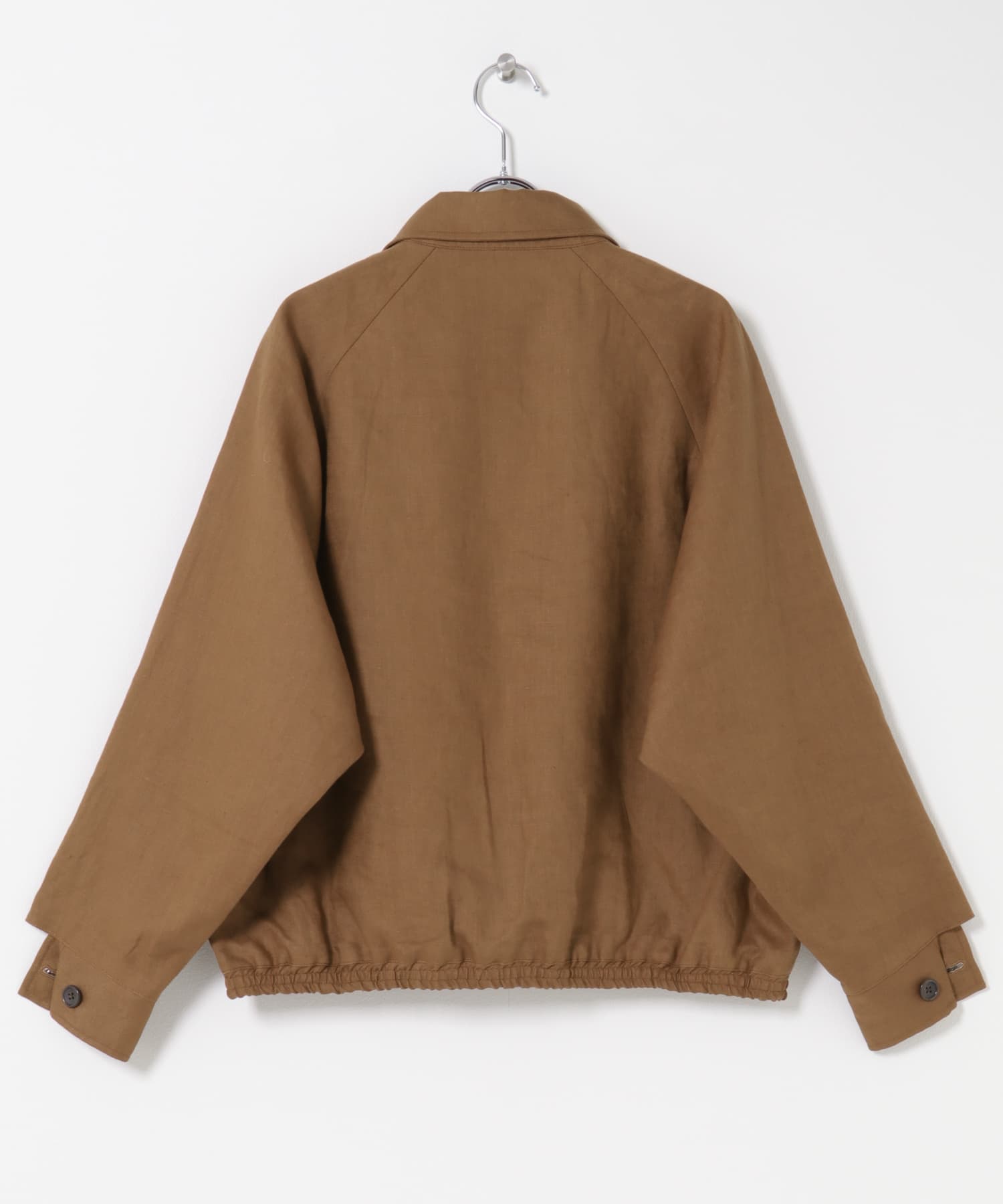 FUJI　LINEN RAGLAN BLOUSON BROWN 1