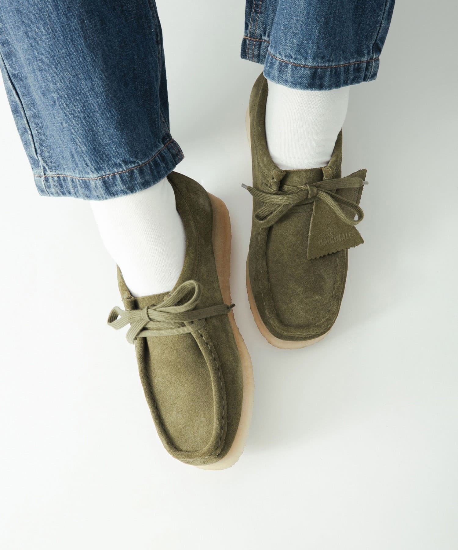 CLARKS EXCLUSIVE WALLABEE(4 Olive): シューズ｜URBAN RESEARCH公式