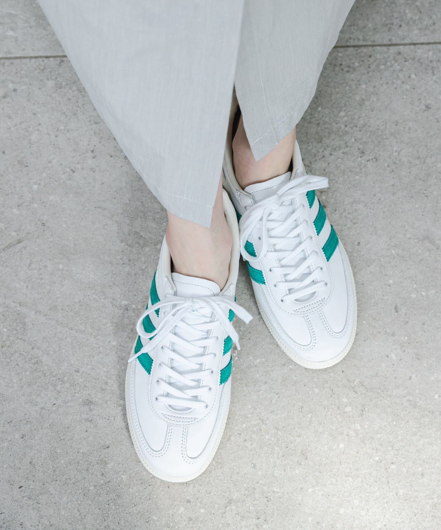 『別注』adidas×DOORS　HANDBALL SPEZIAL WHT/GRN 22.5
