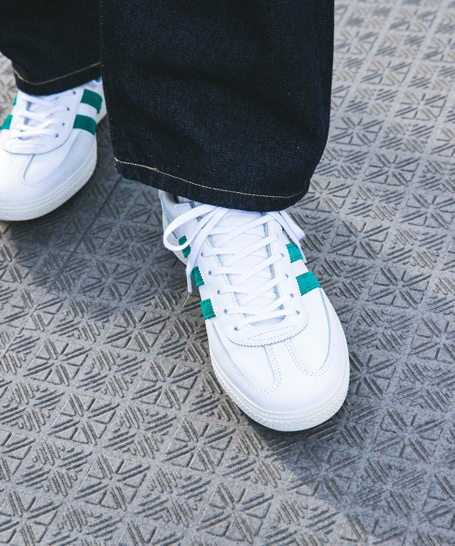 『別注』adidas×DOORS　HANDBALL SPEZIAL WHT/GRN 22.5