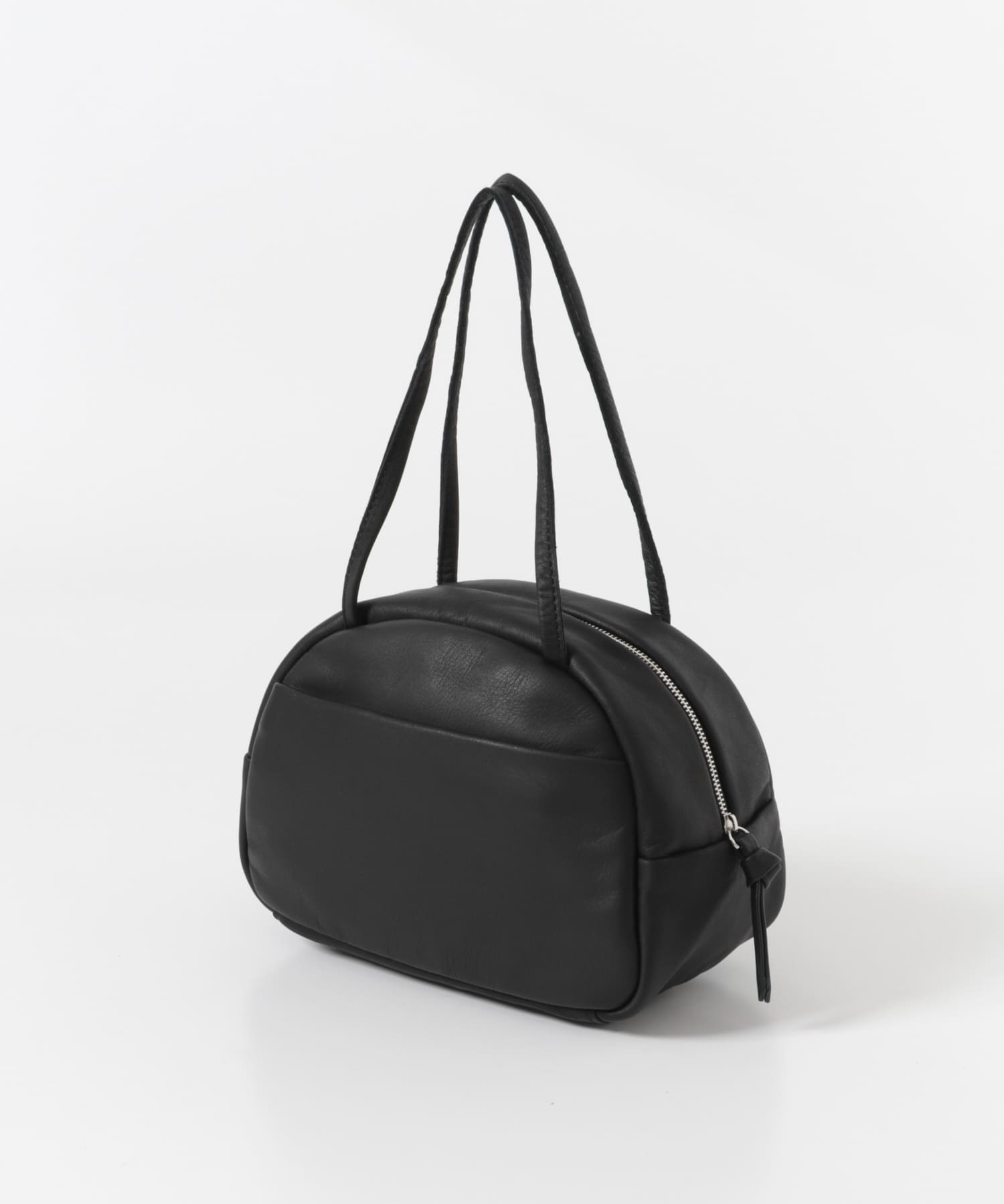 Folna　ソフトレザーボストンバッグ BLACK One