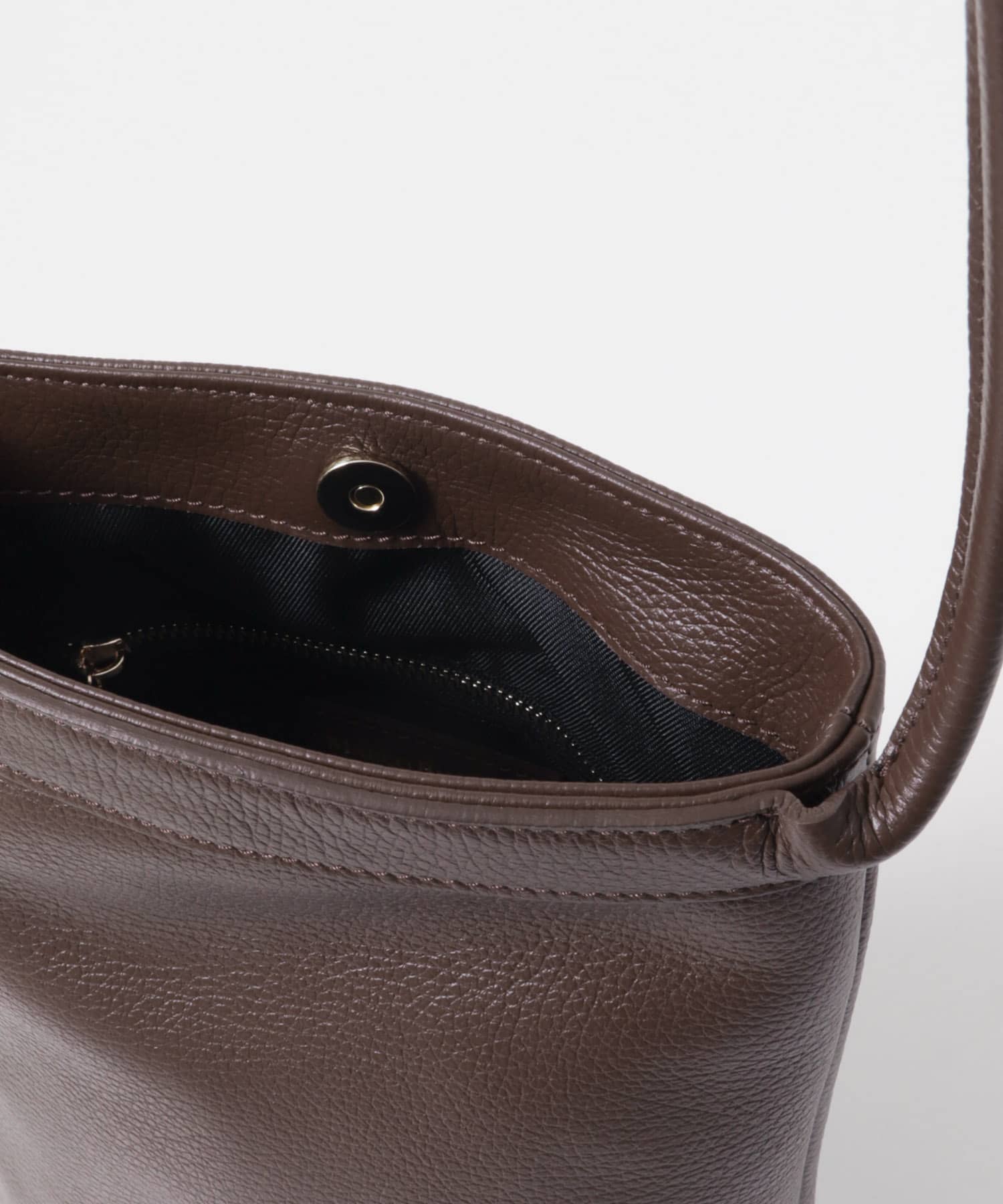 BIANCHINI　ワンハンドルバッグ BROWN Free