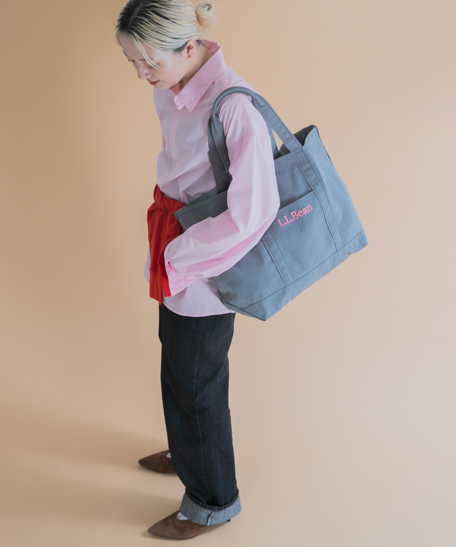 『別注』L.L.Bean×DOORS　GROCERY TOTE GRAY One