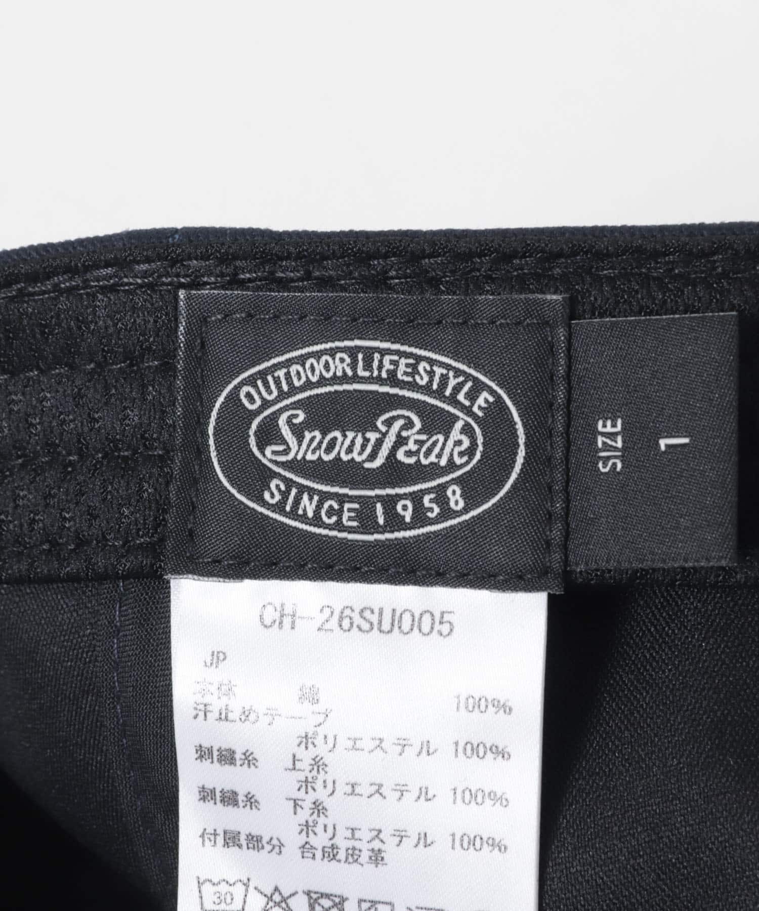 Snow Peak Apparel　ASTERISK CAP D.NAVY One