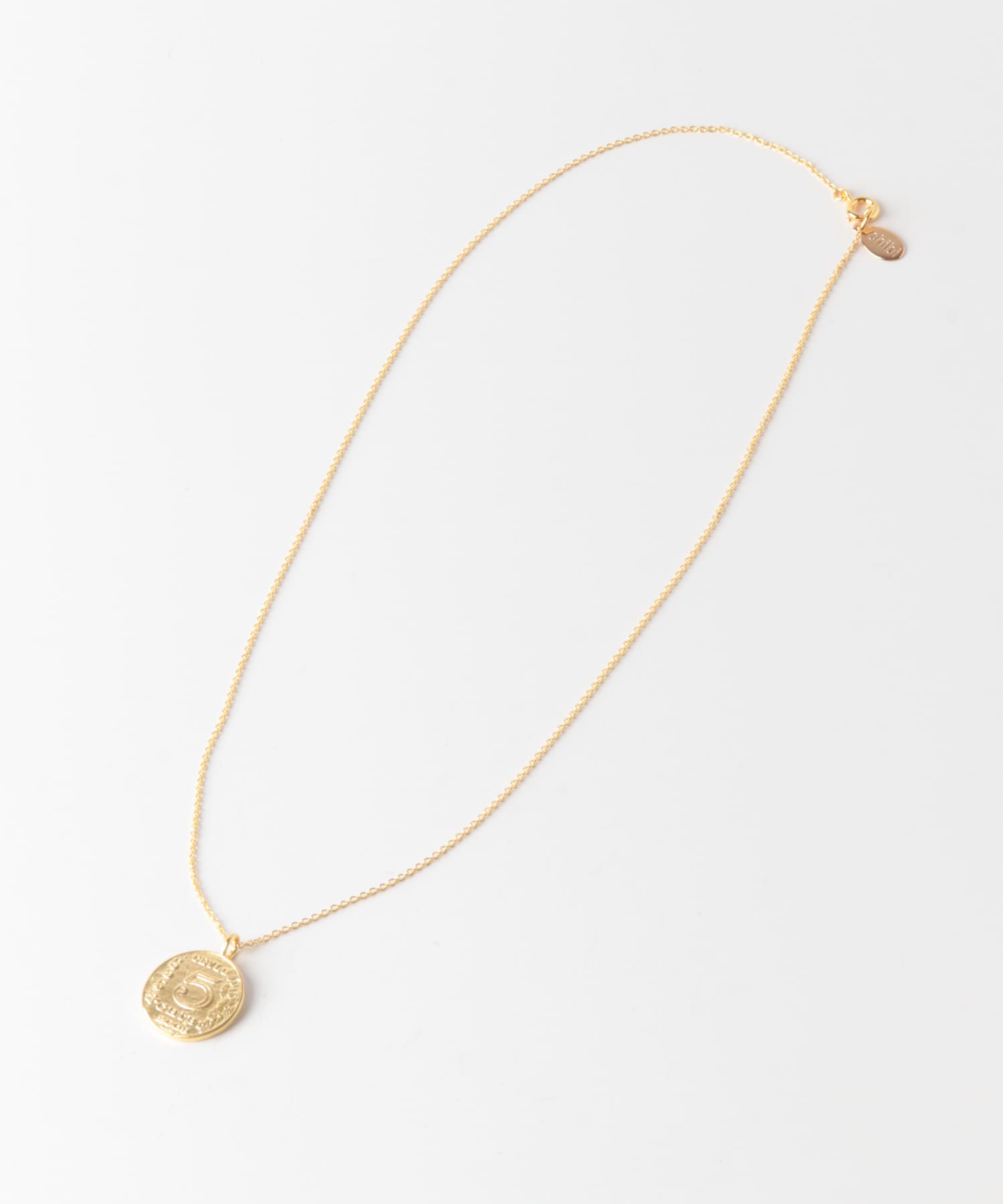 chibi jewels　NUMBERCOINNECKLACE gold One