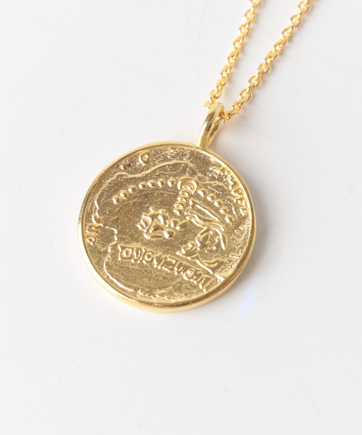 chibi jewels　NUMBERCOINNECKLACE gold One