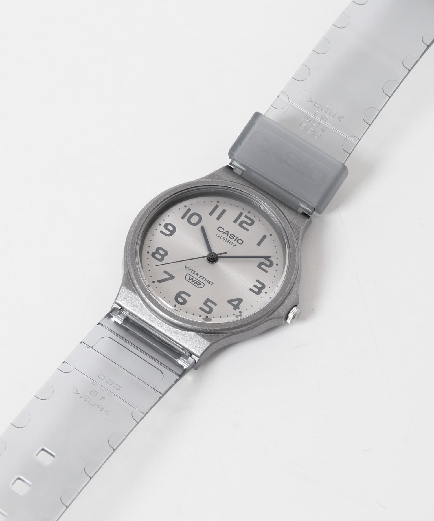 CASIO　クリアウォッチ グレー -