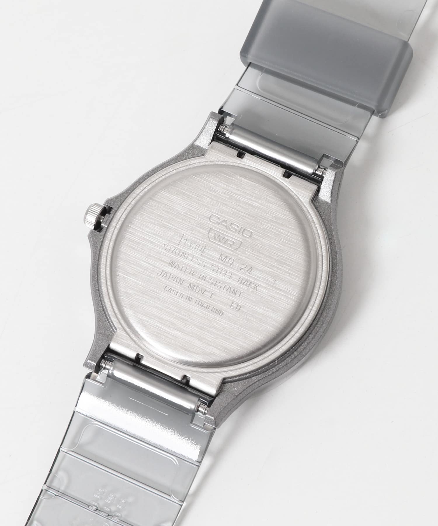 CASIO　クリアウォッチ グレー -