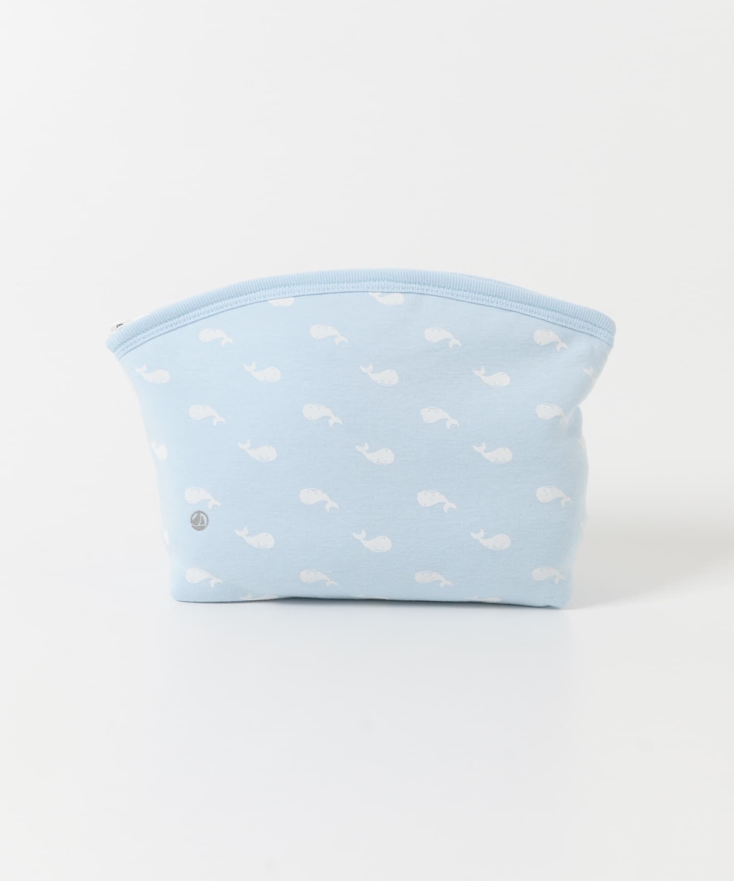 PETIT BATEAU　クジラプリントポーチ