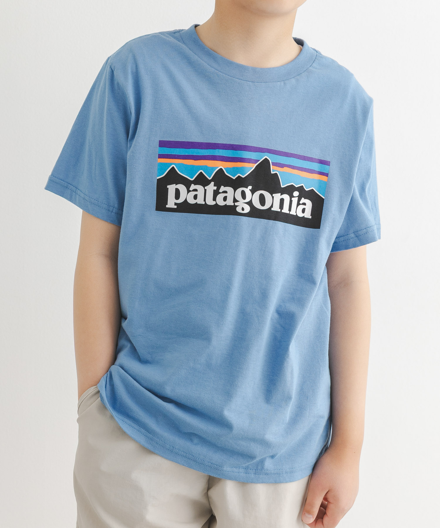 patagonia　KS P-6 LOGO T-SHIRTS(KIDS)
