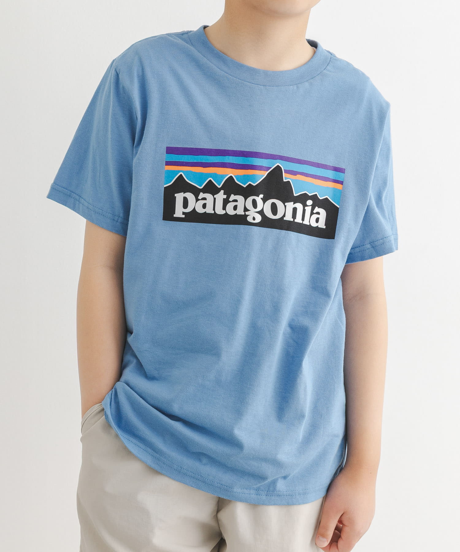 patagonia　KS P-6 LOGO T-SHIRTS(KIDS)