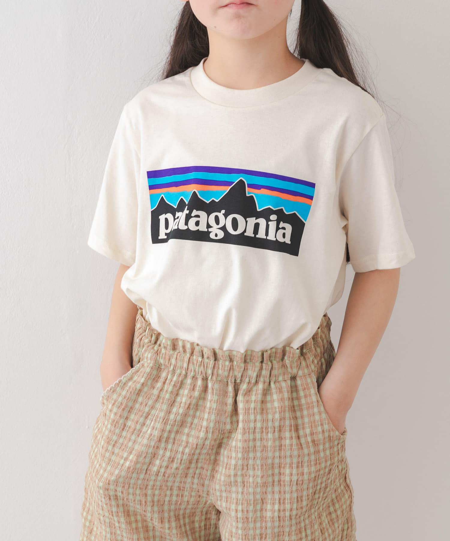 patagonia　KS P-6 LOGO T-SHIRTS(KIDS)