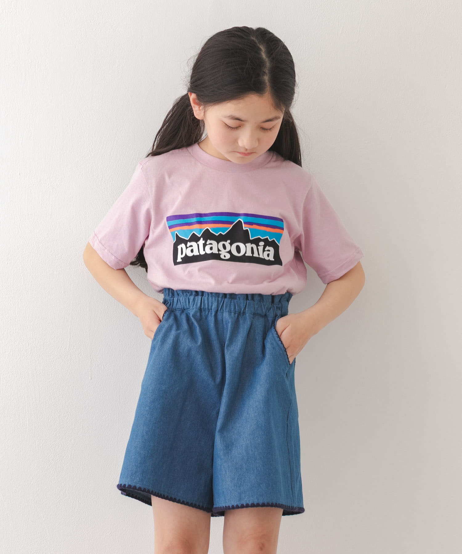 patagonia　KS P-6 LOGO T-SHIRTS(KIDS)